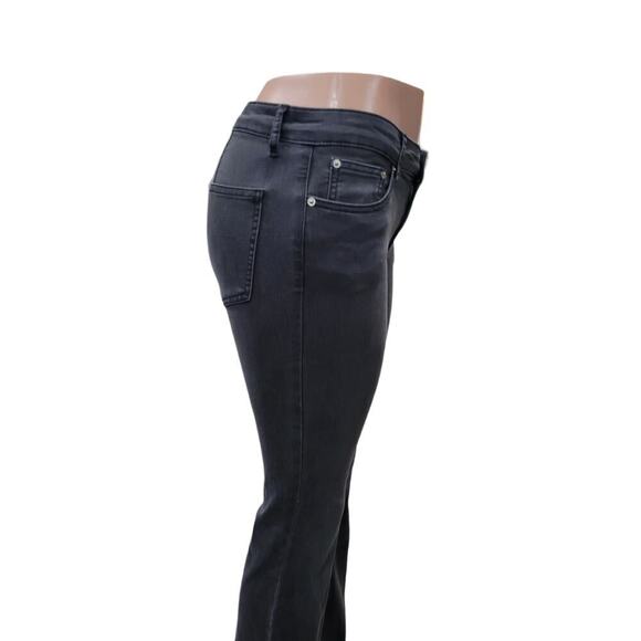 Urban Outfitters BDG‎ Flare Bell Bottom Stretch Denim Jeans Size 28 Washed Black - Picture 11 of 14